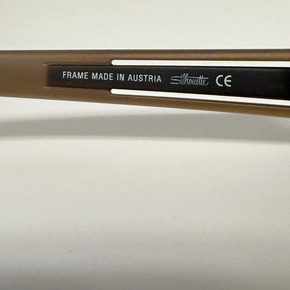 Silhouette 5231 40 6054 Rimless Eyeglasses Brown‎ Made in Austria 17 140 Eyewear